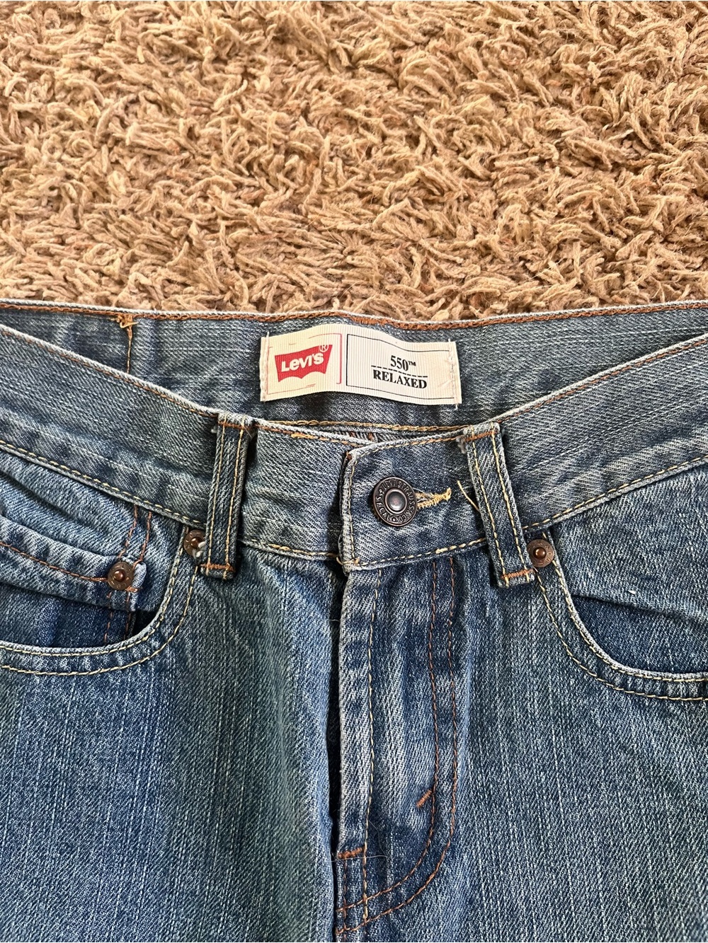 Levi's Blue Denim Kids Relaxed Jeans